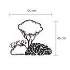 Decortieliving - Metal Wall Art-no:31 Bushes