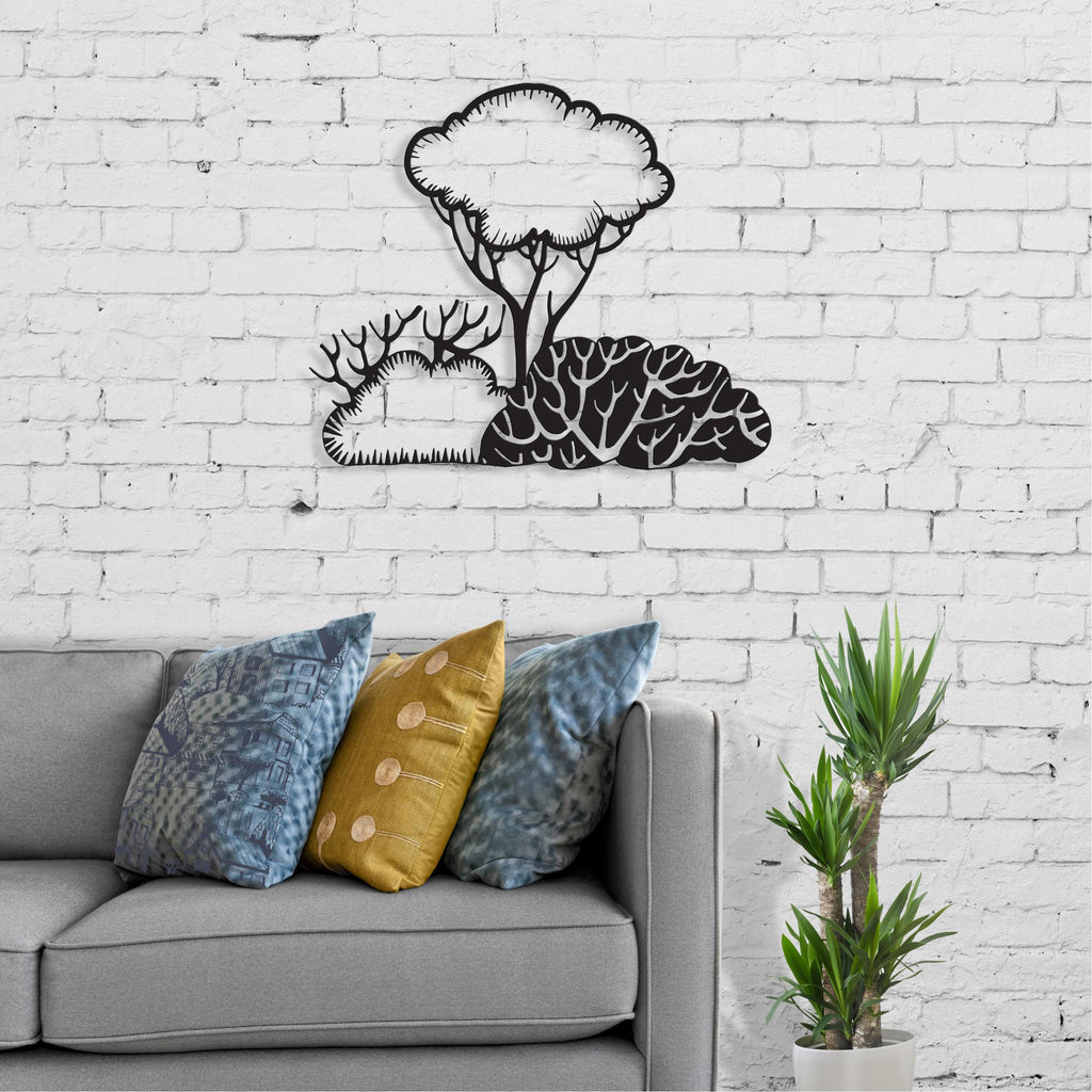 Decortieliving - Metal Wall Art-no:31 Bushes