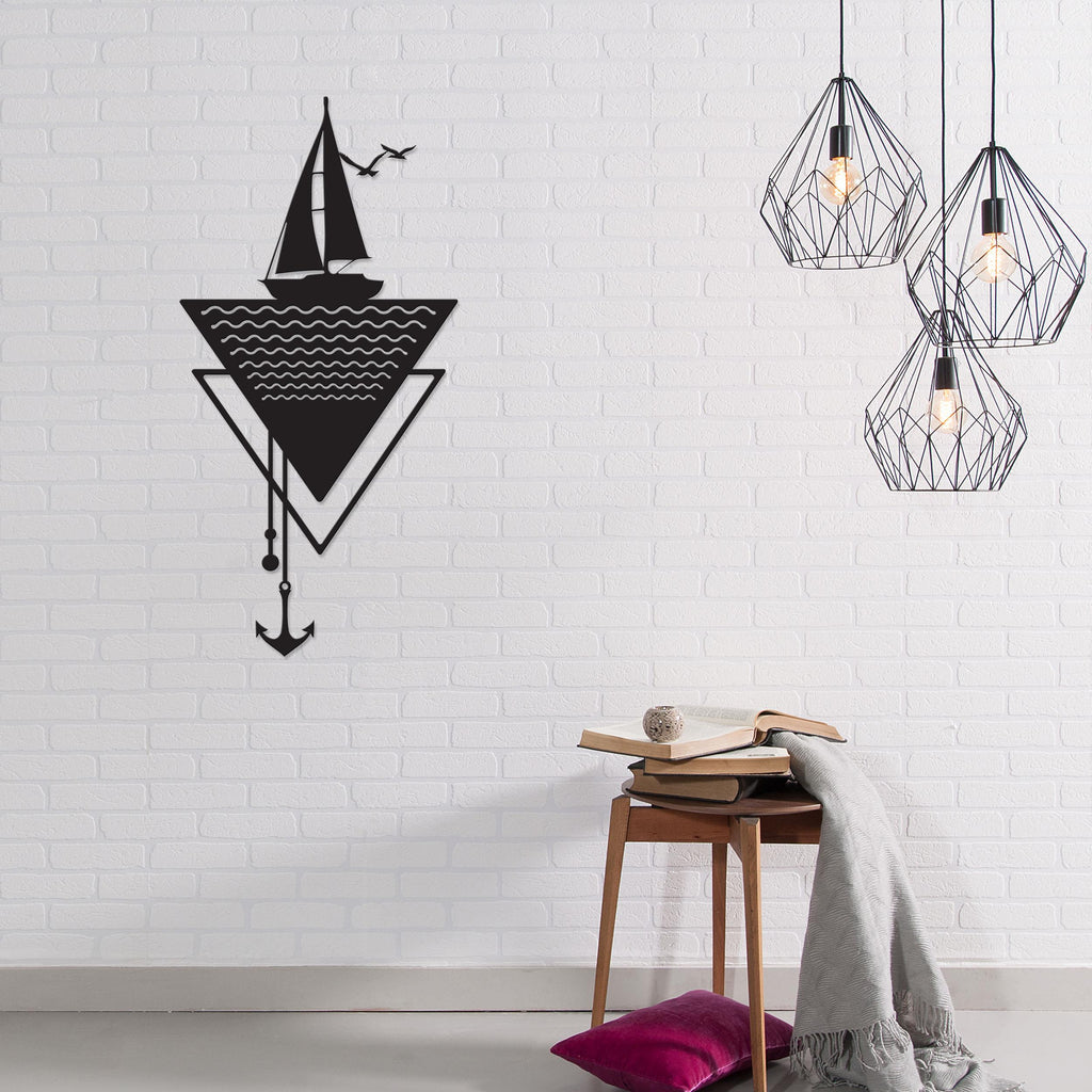 Decortieliving - Metal Wall Art-no:32 Anchor