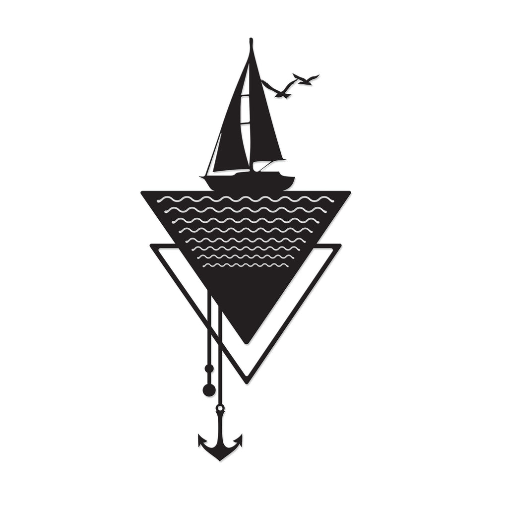 Decortieliving - Metal Wall Art-no:32 Anchor