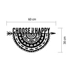 Decortieliving - Metal Wall Art-no:34 Choosetobe