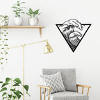 Decortieliving - Metal Decorative-no:35 Waves