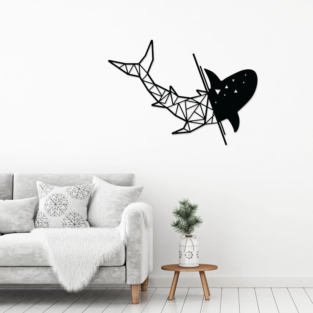 Decortieliving - Metal Decorative-no:38 Shark