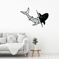 Decortieliving - Metal Decorative-no:38 Shark