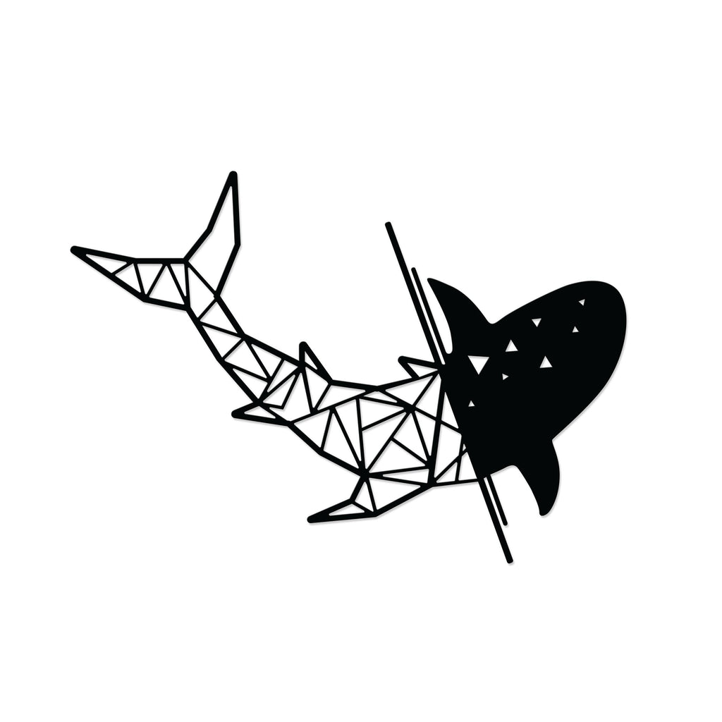 Decortieliving - Metal Decorative-no:38 Shark