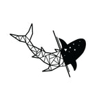 Decortieliving - Metal Decorative-no:38 Shark