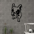 Decortieliving - Metal Wall Art-no.1 Dogo