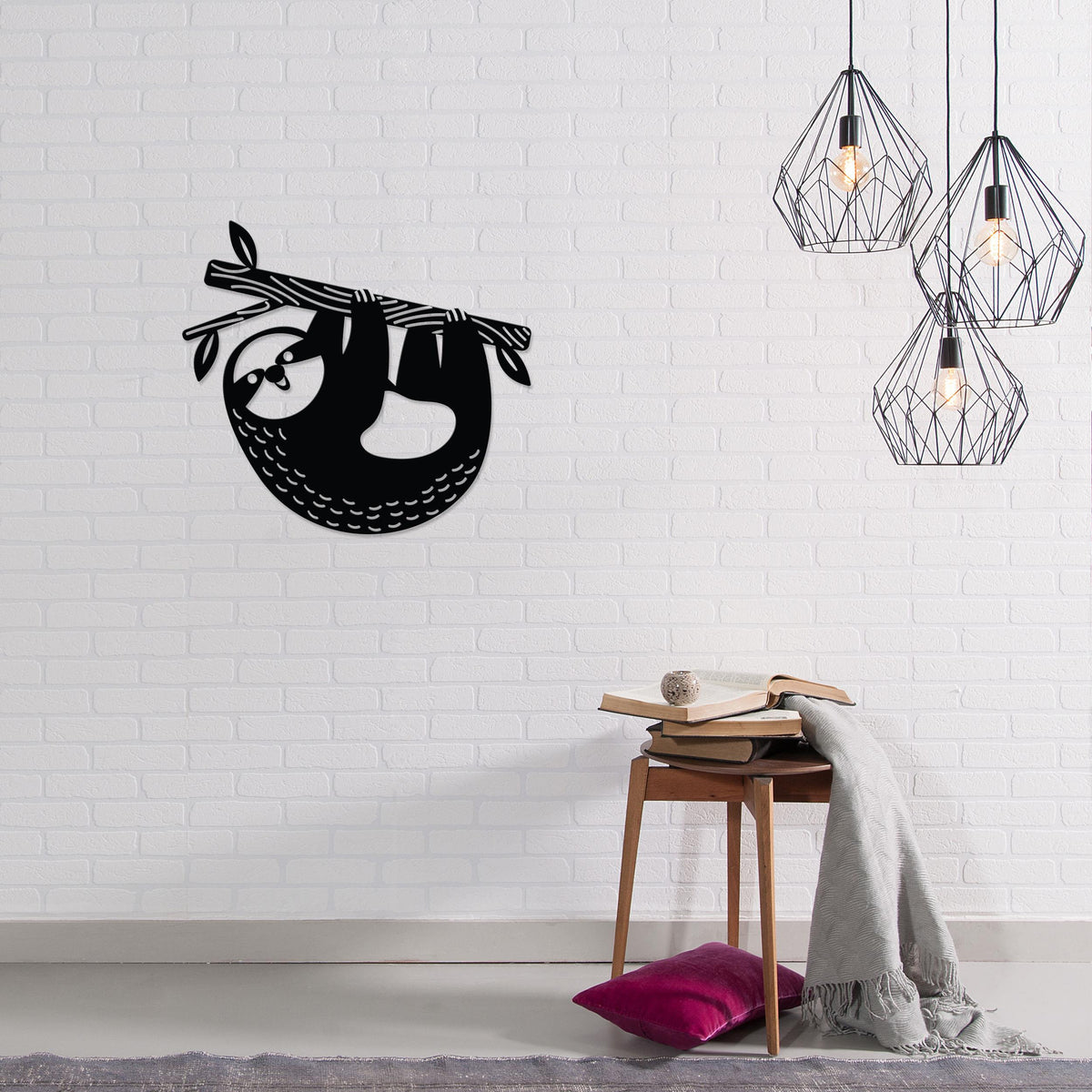 Decortieliving - Metal Wall Art-no:39 Slothy