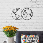 Decortieliving - Metal Wall Art-no:44 United