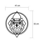 Decortieliving - Metal Wall Art-no:45 Owly