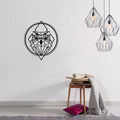 Decortieliving - Metal Wall Art-no:45 Owly