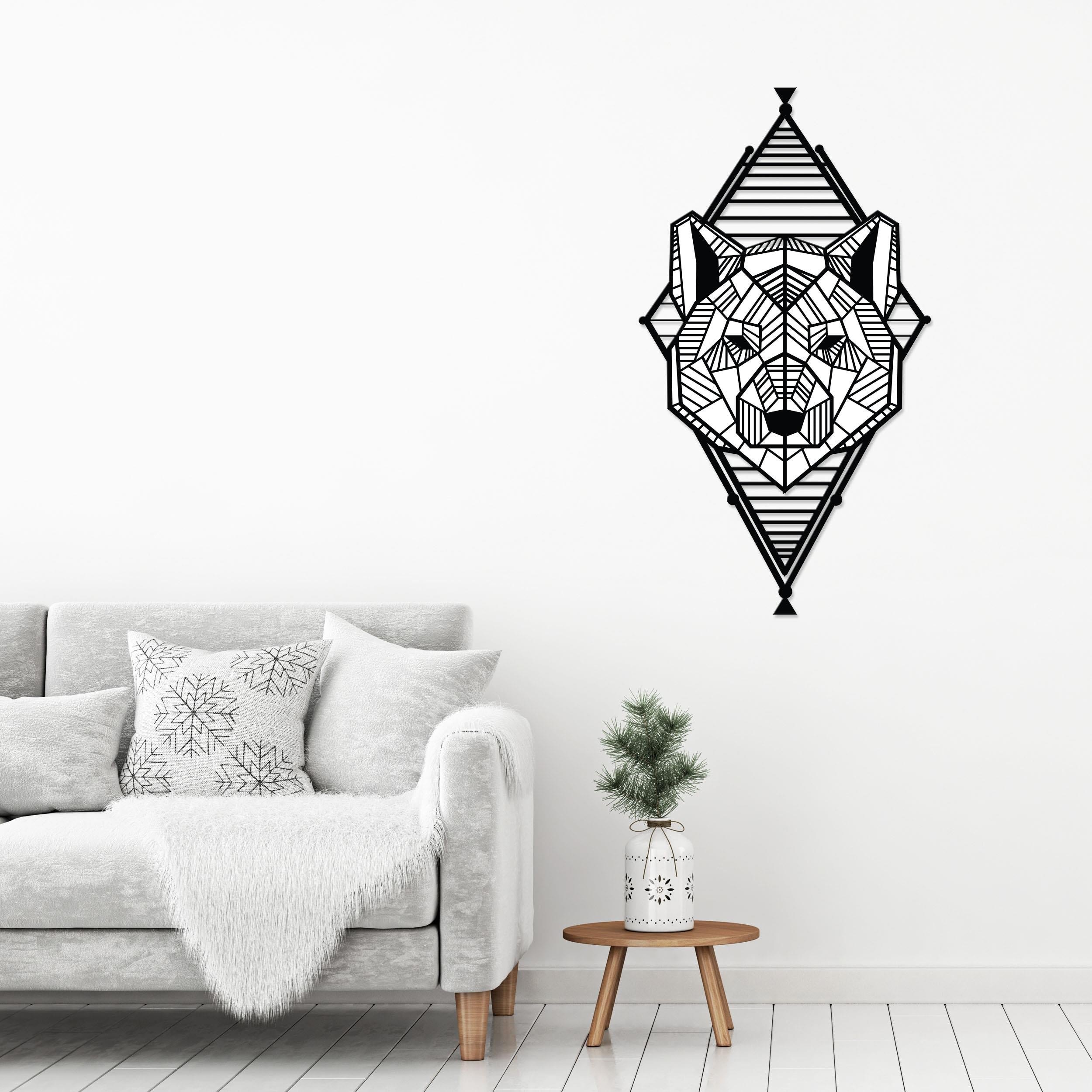 Decortieliving - Metal Wall Art-no:48 Geo Wild