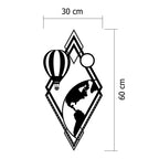 Decortieliving - Metal Wall Art-no:52 From Earth
