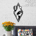 Decortieliving - Metal Wall Art-no:52 From Earth