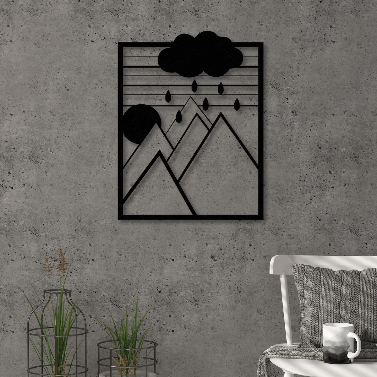 Decortieliving - Metal Wall Art-no.3 Dreamer