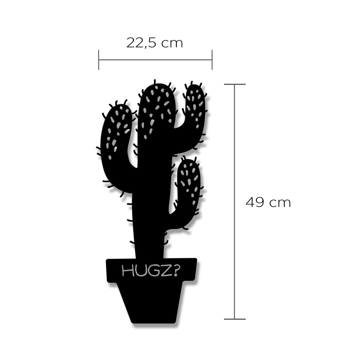 Decortieliving - Metal Wall Art-no.4 Hugz
