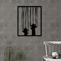Decortieliving - Metal Wall Art-no.7 Scratch