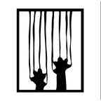 Decortieliving - Metal Wall Art-no.7 Scratch