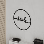 Decortieliving - Metal Wall Art-no.8 Smile