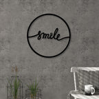 Decortieliving - Metal Wall Art-no.8 Smile
