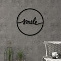 Decortieliving - Metal Wall Art-no.8 Smile