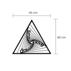 Decortieliving - Metal Wall Art - DSL - Dream Smile Love