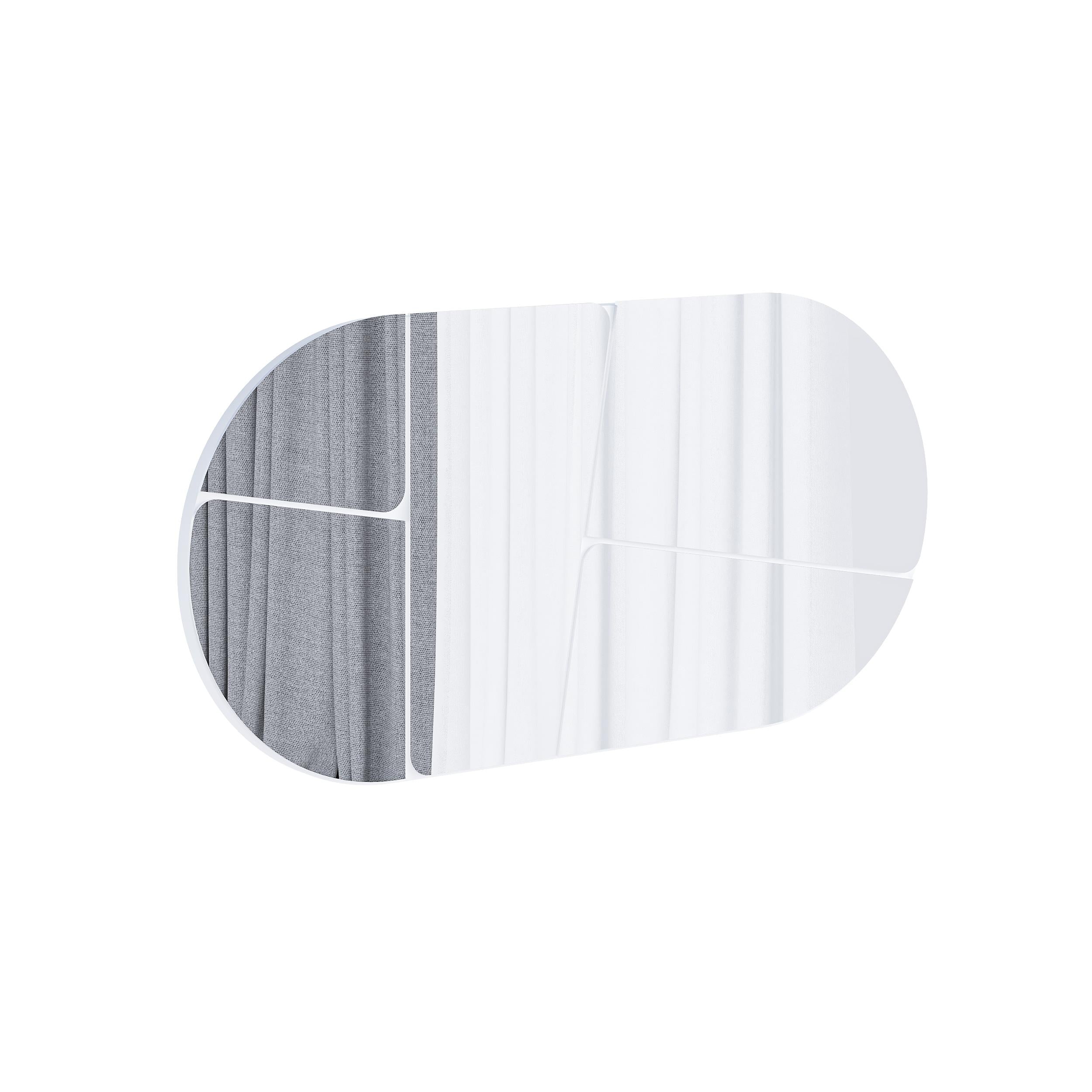 Miroir mural rond Otis White