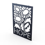 Decortieliving - Metal Wall Art - Hope