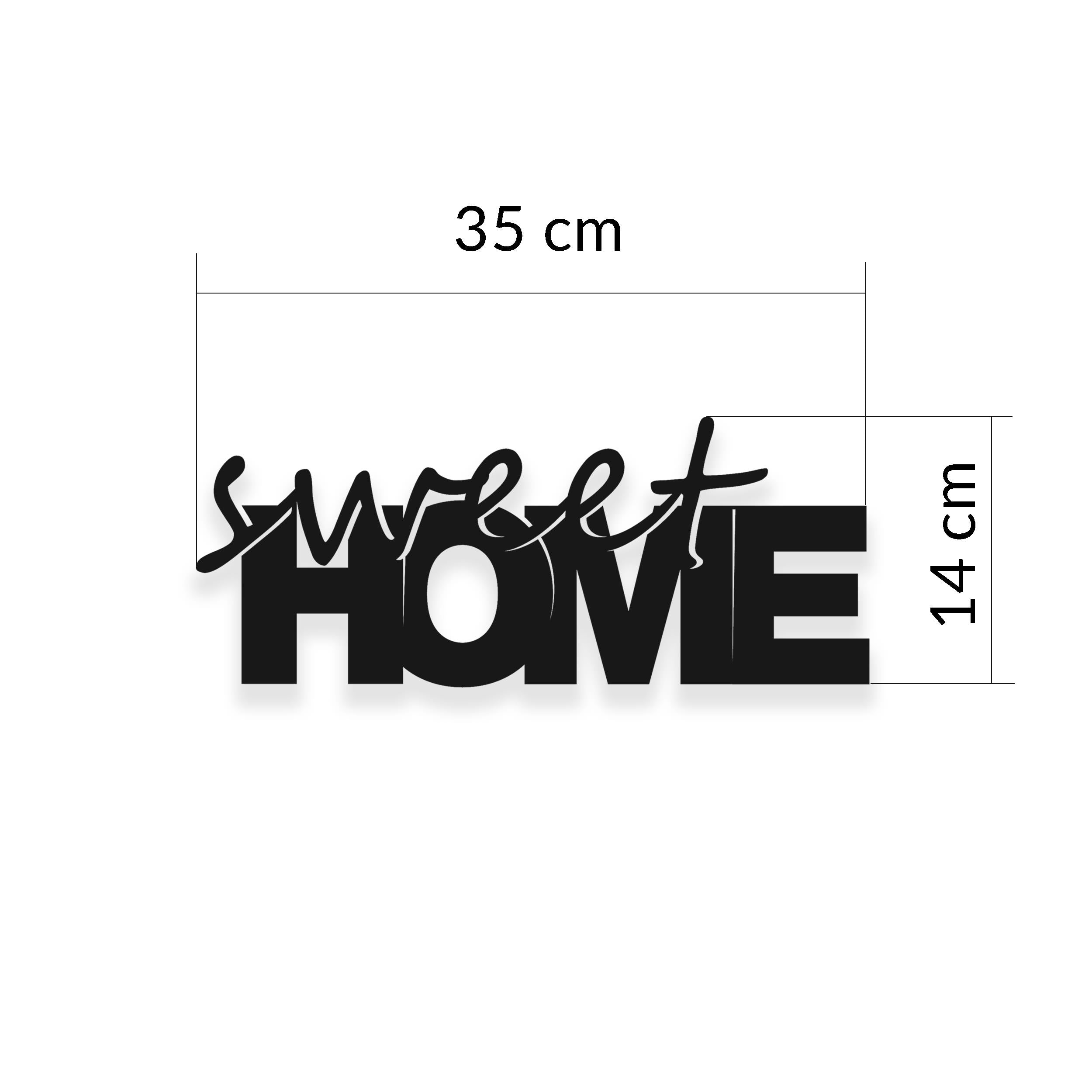 Decortieliving - Metal Decorative Sweet Home