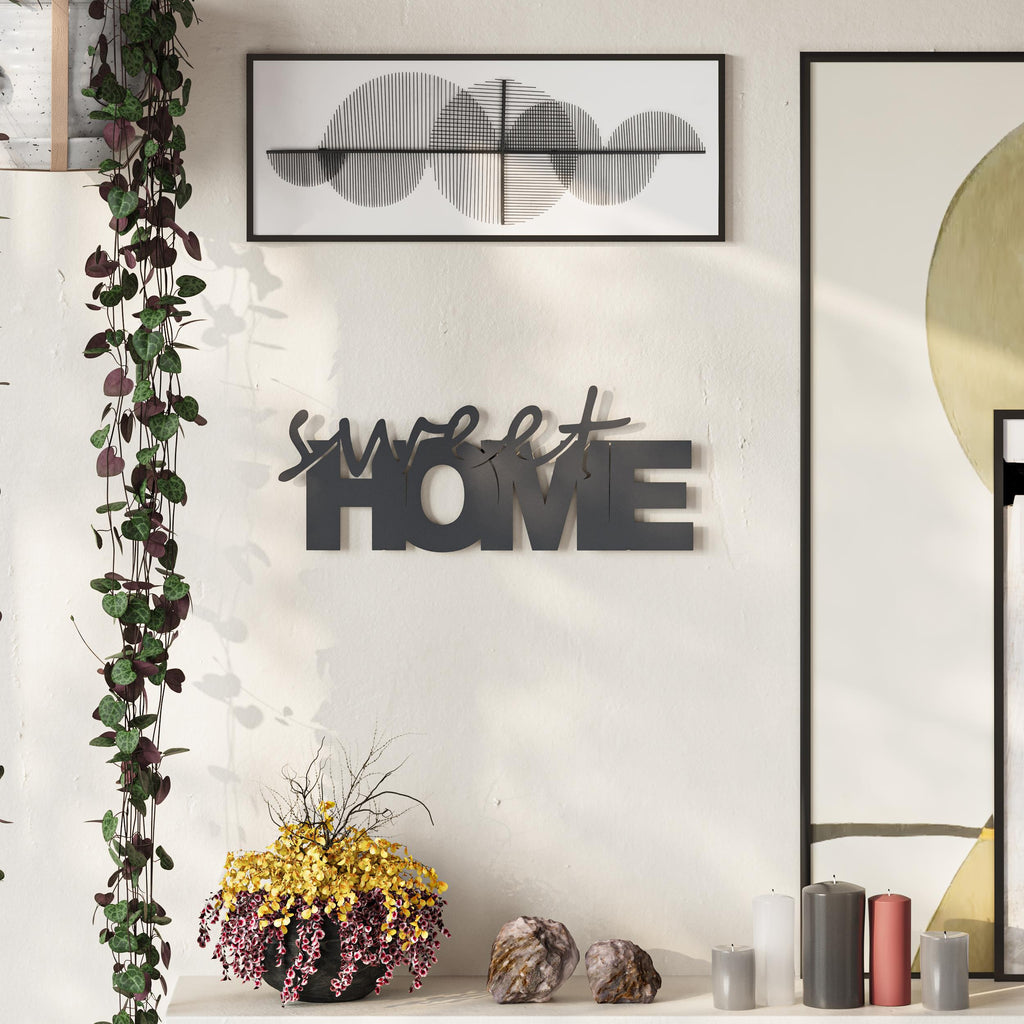 Decortieliving - Metal Decorative Sweet Home