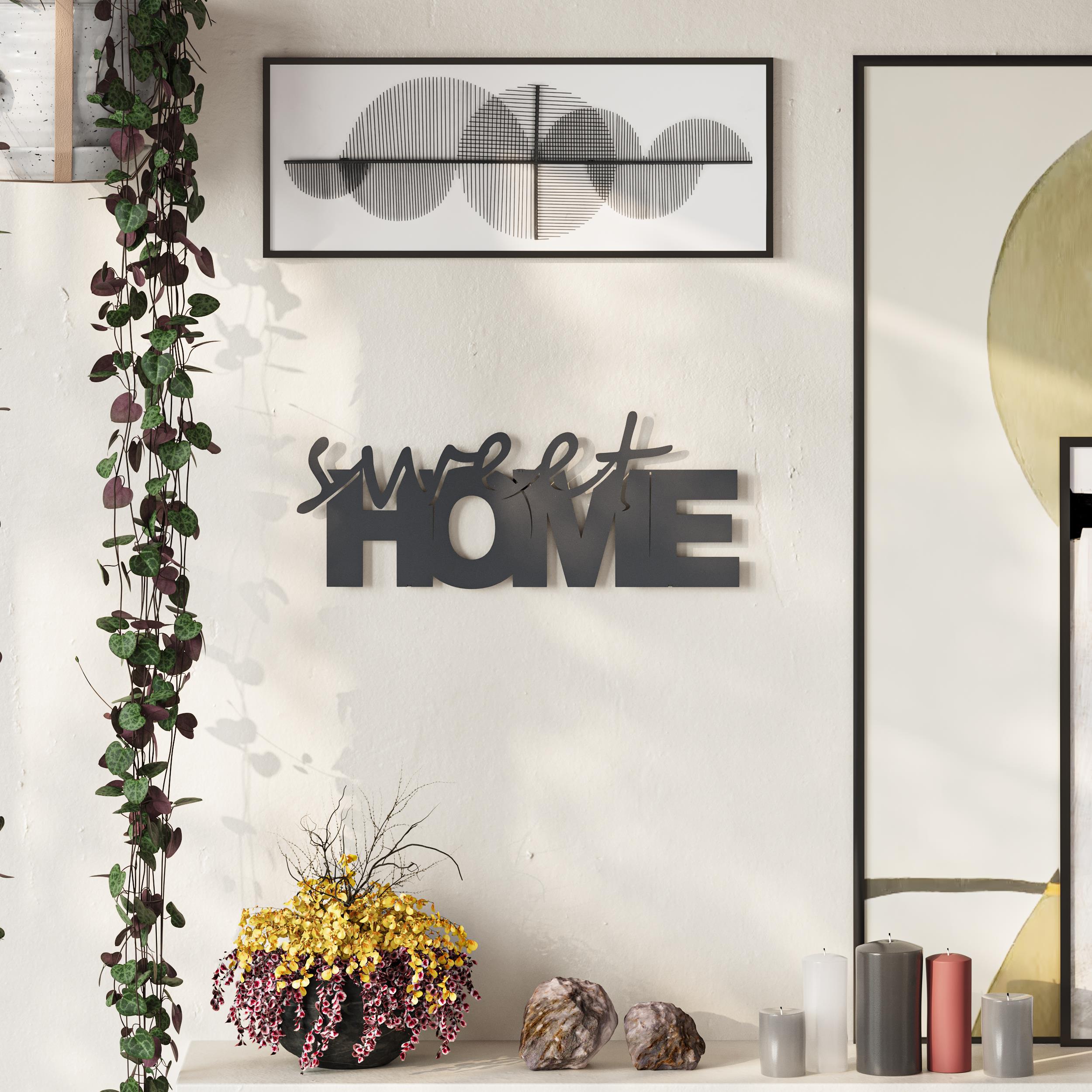 Decortieliving - Metal Decorative Sweet Home