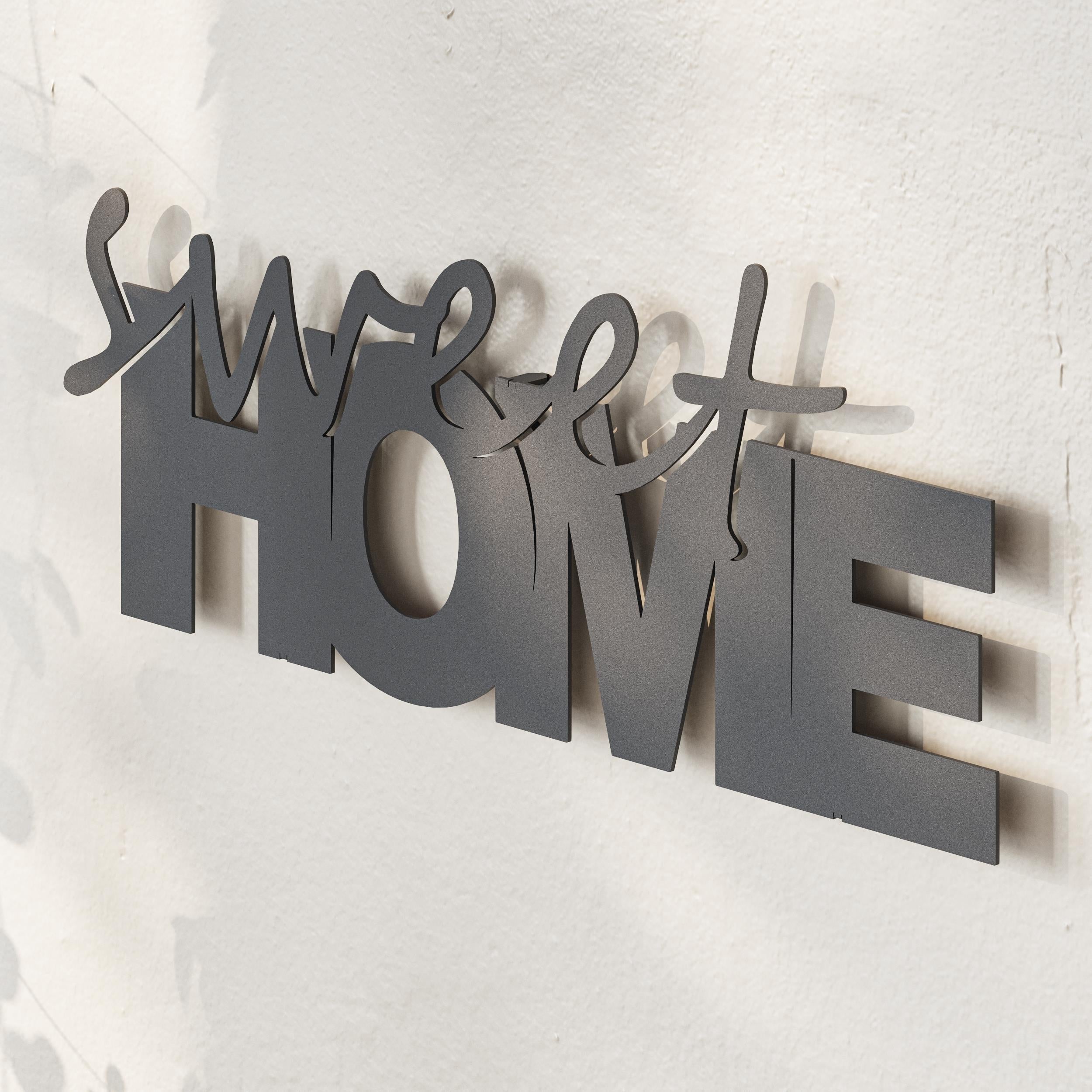 Decortieliving - Metal Decorative Sweet Home