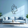 Décoration murale en métal - Two Face 95x53 cm