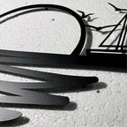 Decortieliving - Metal Wall Art - Rising Sun 90x44 cm