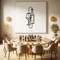 Décoration Murale Métal - Vin 75cm