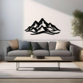 Décoration murale en métal - Montagne 120 cm