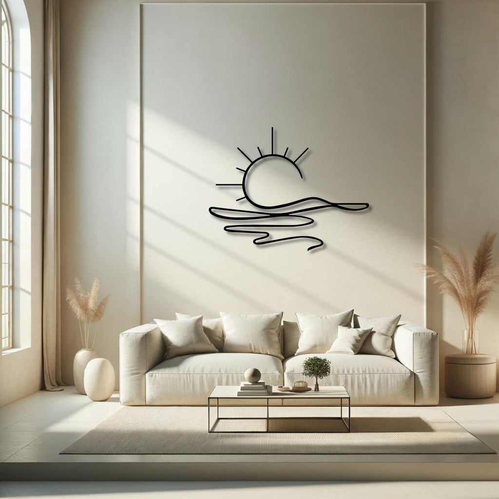 Décoration murale en métal - Sunny 75 cm