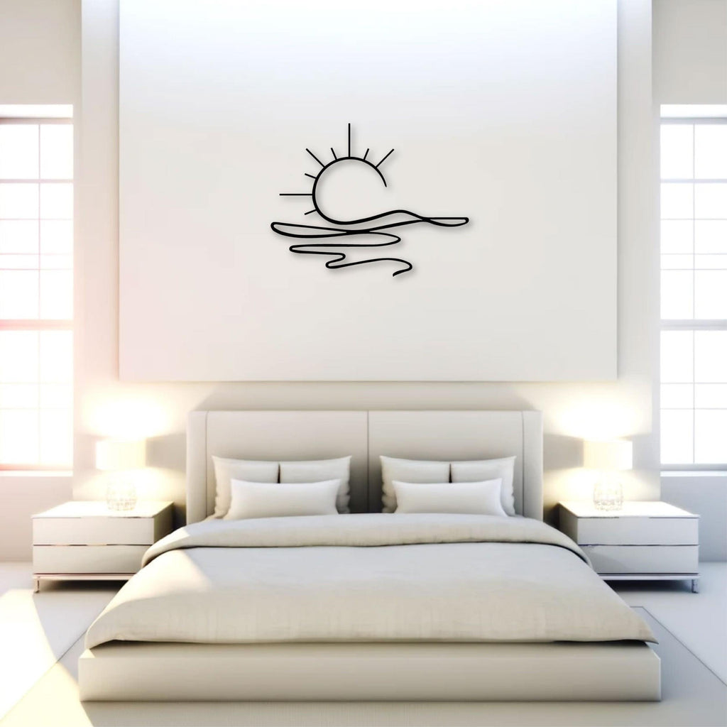 Décoration murale en métal - Sunny 75 cm