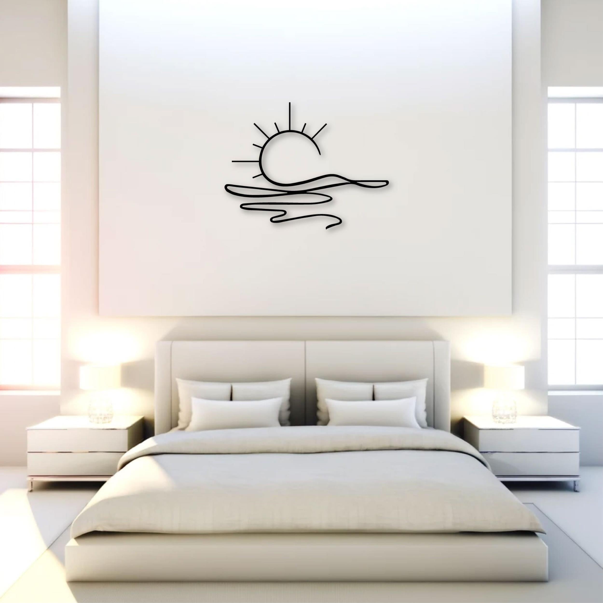 Décoration murale en métal - Sunny 75 cm