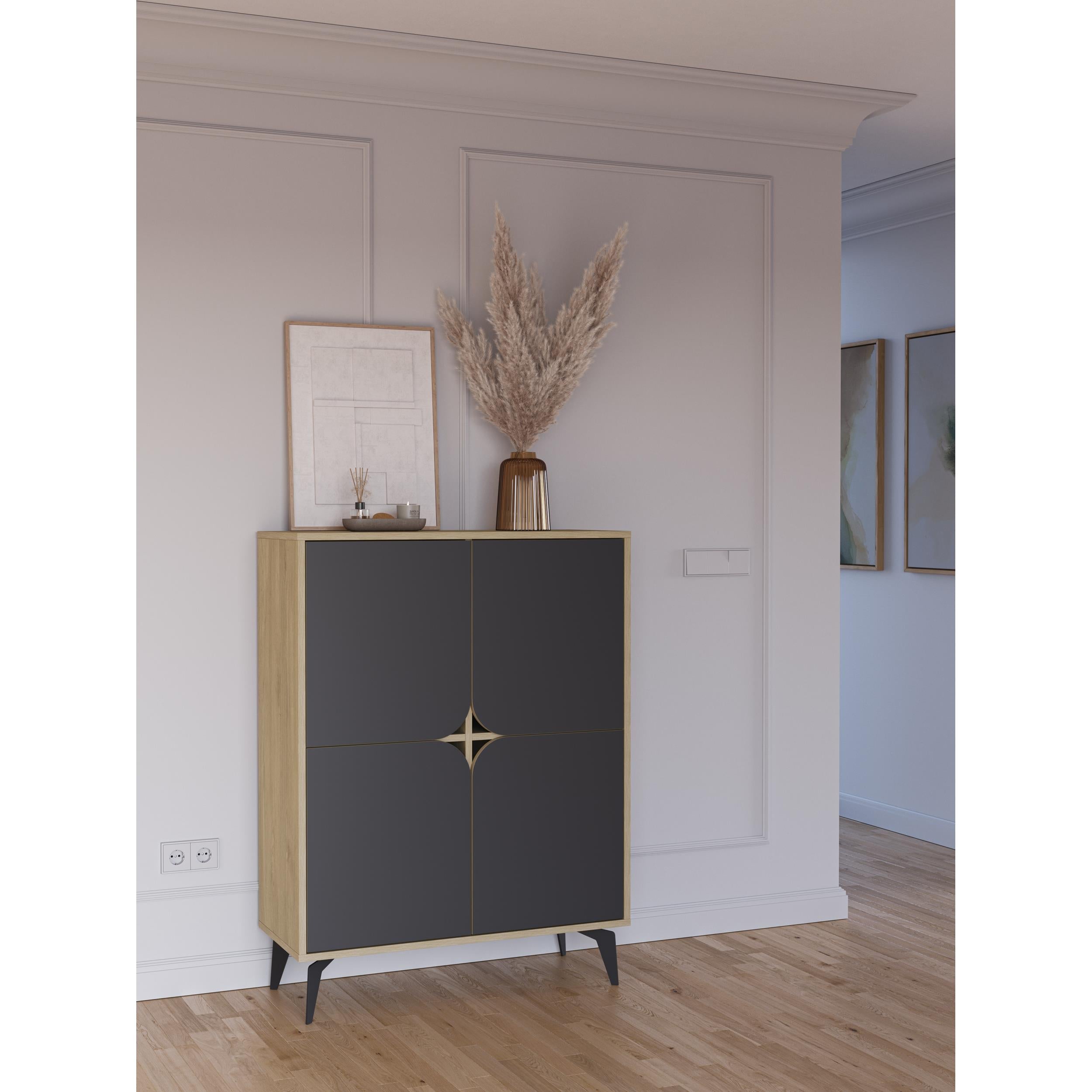Decortieliving - Spark Multipurpose Hallway Cabinet 90 cm