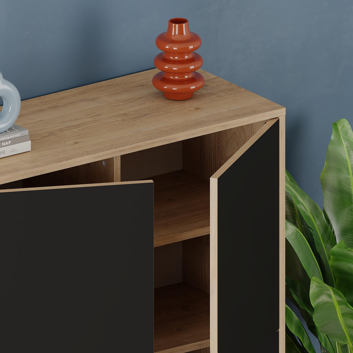 Decortieliving - Spark Multipurpose Hallway Cabinet 90 cm