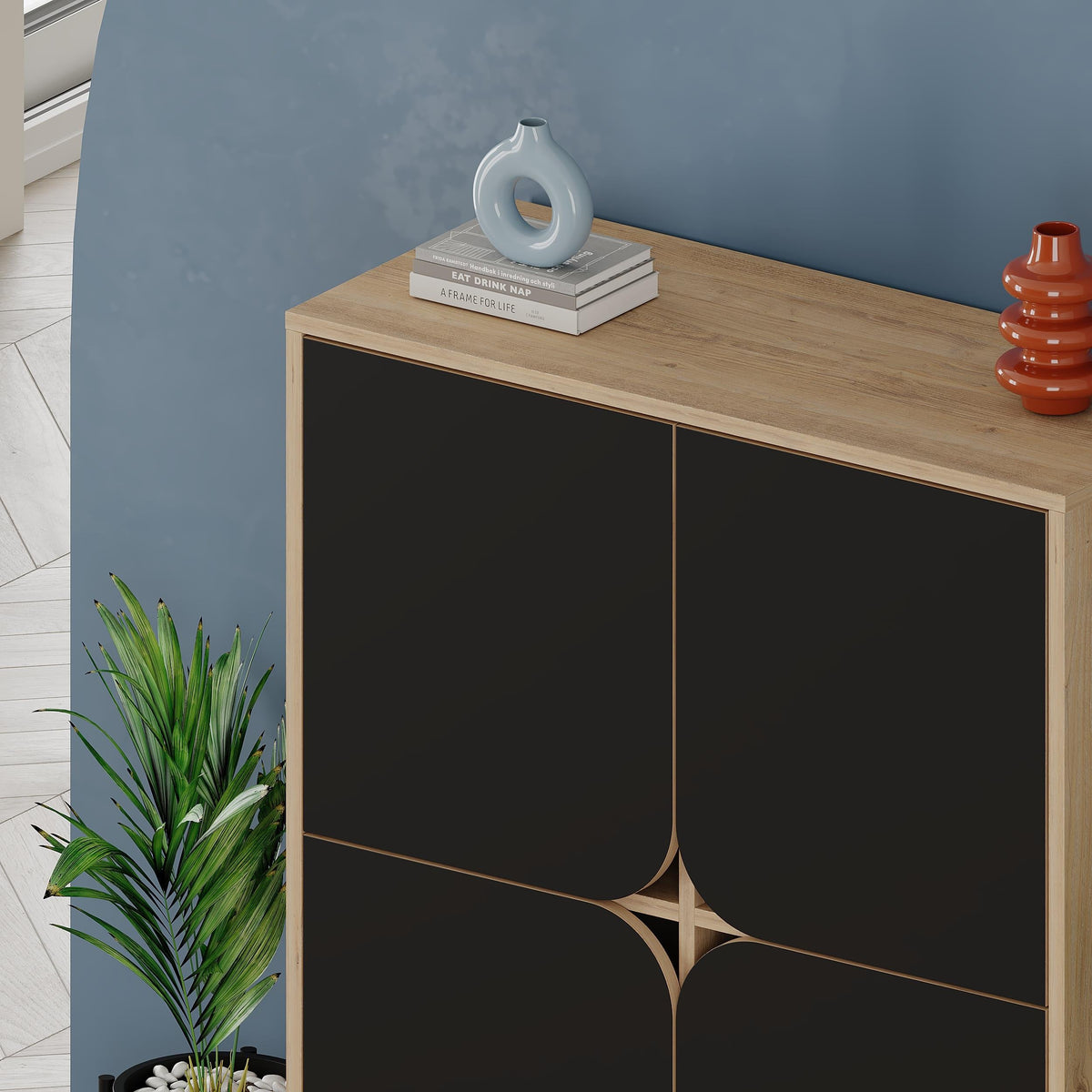 Decortieliving - Spark Multipurpose Hallway Cabinet 90 cm