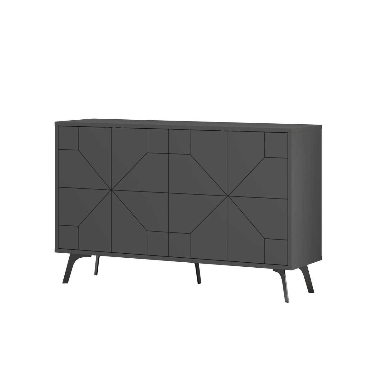 Decortieliving - Dune Console Sideboard Display Unit 123cm