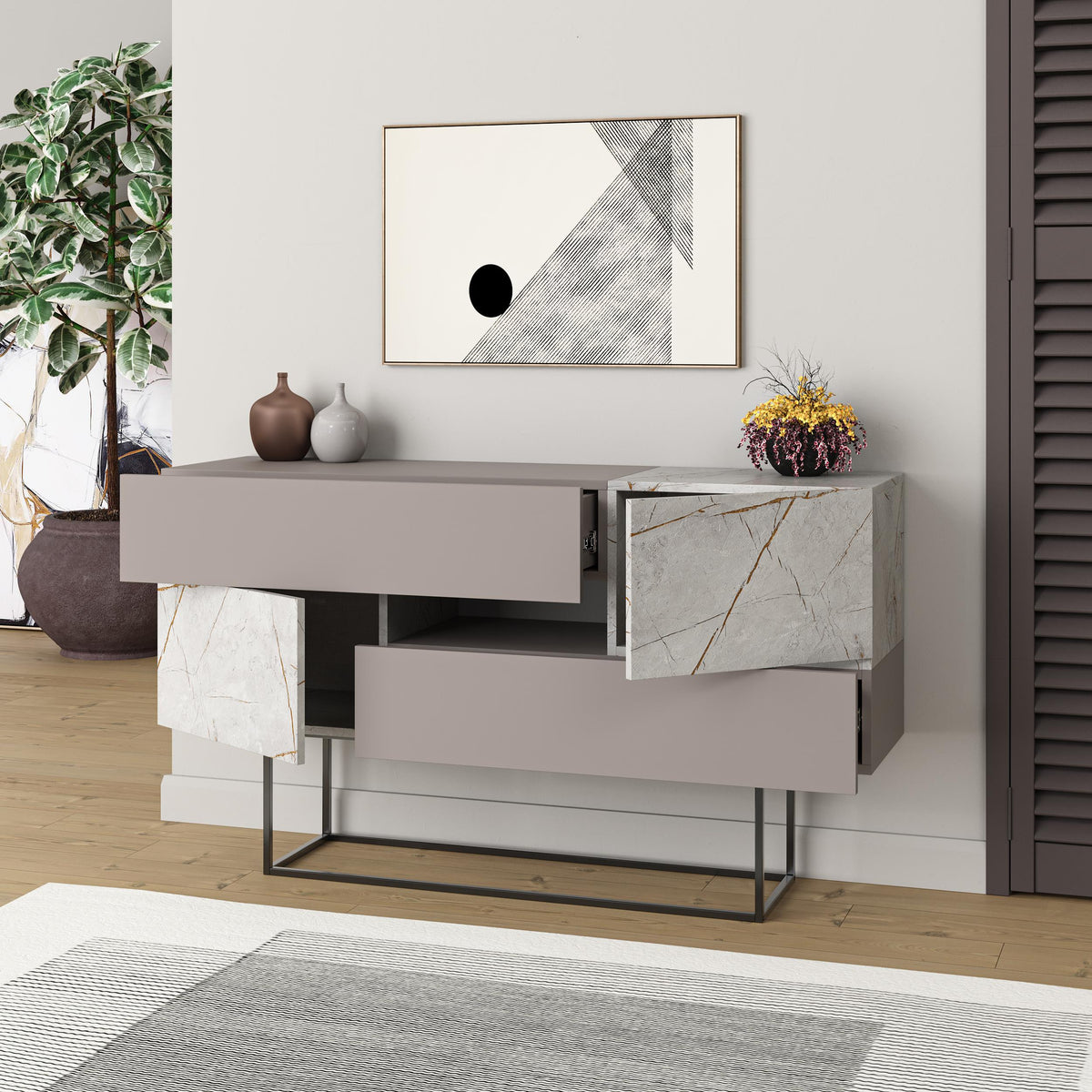 Decortieliving - Eros Console Sideboard Display Unit