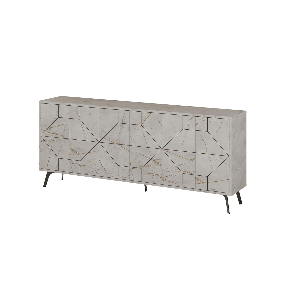 Decortieliving - Dune Console Sideboard Display Unit 183cm