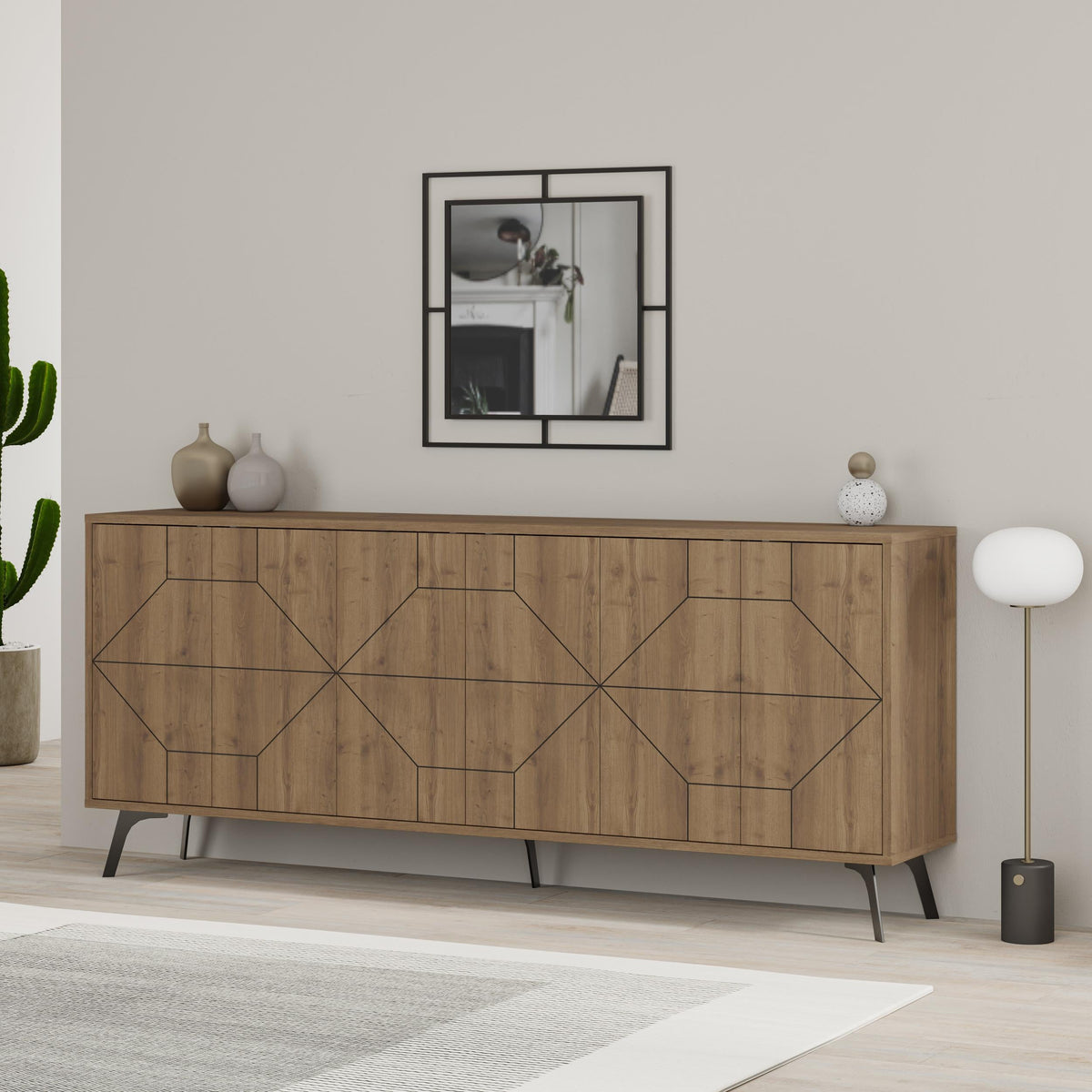 Decortieliving - Dune Console Sideboard Display Unit 183cm