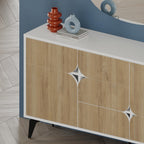 Decortieliving - Spark Console Sideboard 3 Doors 35 x 140 x 79.3 cm