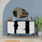 Decortieliving - Spark Console Sideboard 3 Doors 35 x 140 x 79.3 cm