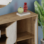 Decortieliving - Spark Console Sideboard 3 Doors 35 x 140 x 79.3 cm