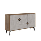 Decortieliving - Spark Console Sideboard 3 Doors 35 x 140 x 79.3 cm